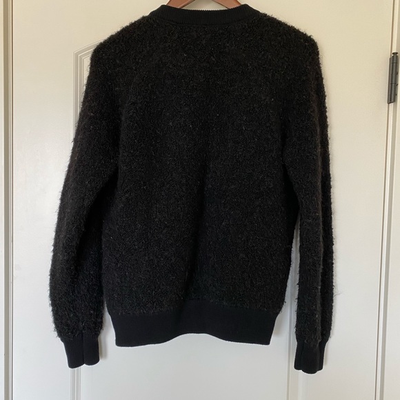 Babaton Italian Alpaca Boucle Bomber, Size Small - Picture 6 of 6